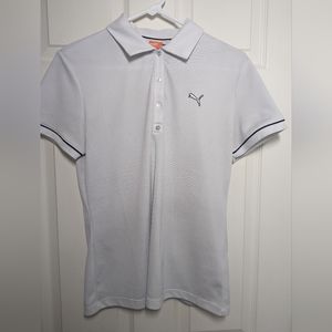 White Puma women's golf polo